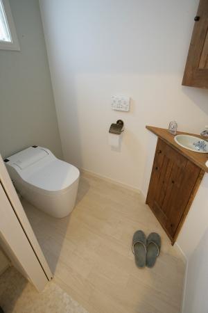 コーナーに手洗を手作りしました。